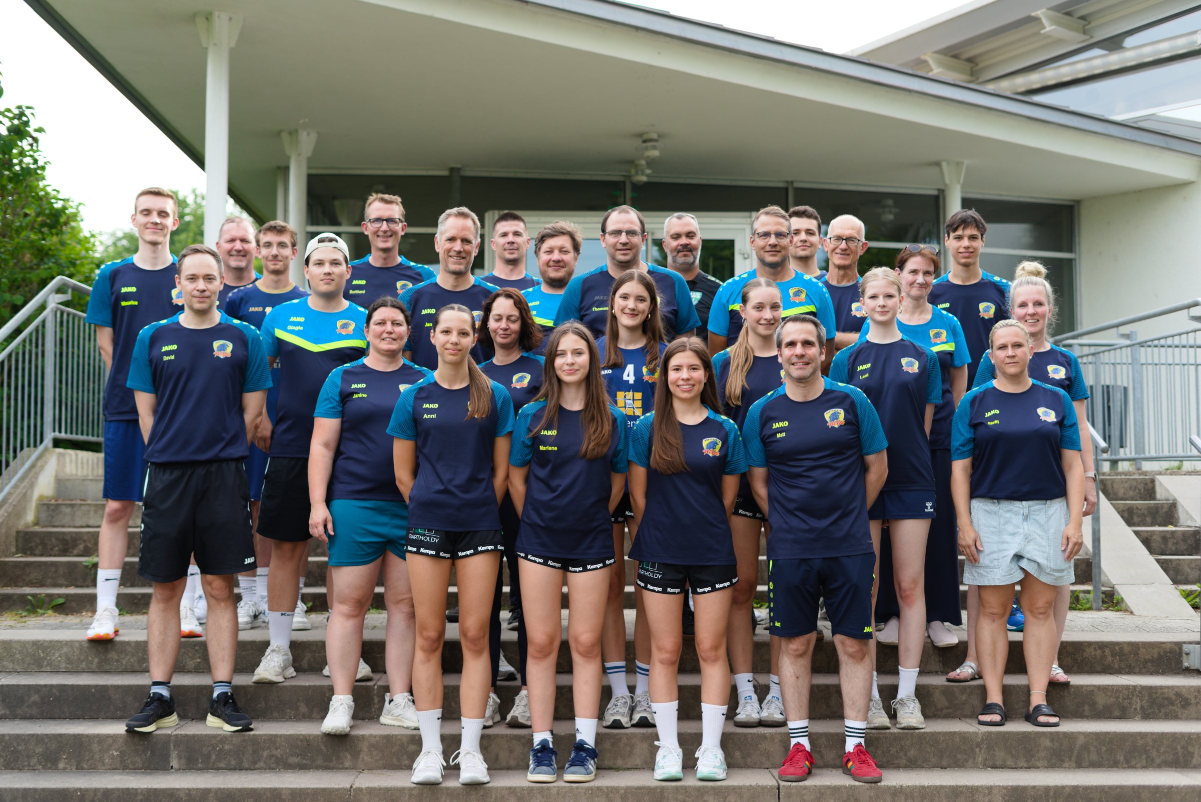 Das Trainerteam der Rappenauer Wölfe